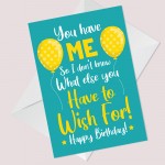 Joke Birthday Card For Boyfriend Girlfriend Funny Humour Card