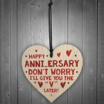 Rude Funny Gift For Anniversary Wood Heart Boyfriend Girlfriend