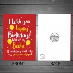 Funny Birthday Card For Boyfriend Husband Humour Rude Card