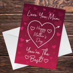 Happy Mothers Day Card For Mum Cute Card Mother's Day Card