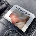 1st Mothers Day Gift Photo Metal Card Personalised Gift