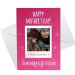 Personalised Mothers Day Card Custom Photo Mother's Day Card