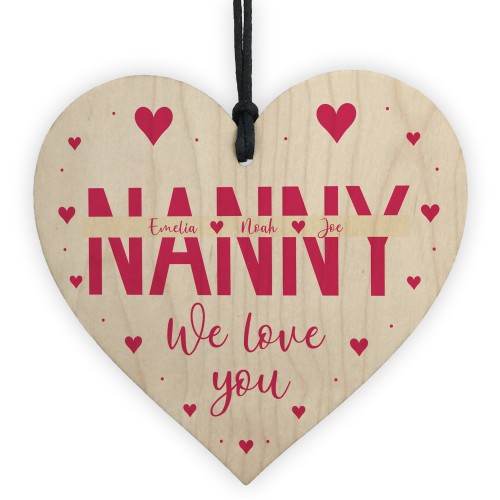 Personalised Nanny Gift From Grandchildren Birthday Mothers Day