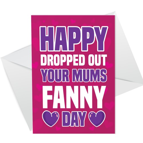 Funny Mothers Day Rude Card From Daughter Son Cheeky Humour