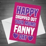 Funny Mothers Day Rude Card From Daughter Son Cheeky Humour