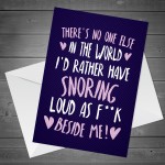 Funny Cheeky Anniversary Birthday Card For Husband Boyfriend