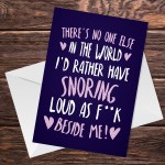 Funny Cheeky Anniversary Birthday Card For Husband Boyfriend