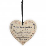 Amazing Nan Gifts Wood Heart Mothers Day Birthday Gift For Nan