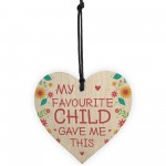 Funny Joke Gift For Mum Mothers Day Birthday Wooden Heart