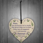 Nan Love Gifts Wooden Heart Sign Gift For Nan Mothers Day