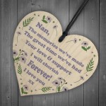 Nan Love Gifts Wooden Heart Sign Gift For Nan Mothers Day