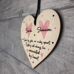 Personalised Sister Gifts Side By Side Friendship Gift Birthday