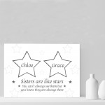 Personalised Sister Gift For Birthday Print Best Friend Gift