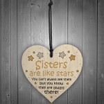 Sister Gifts Wood Heart Birthday Gift For Sister Thank You