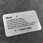 Special Gift For Mothers Day Metal Card Mum Gift From Daughter