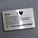 I Love You Everyday Gift For Mum Mothers Day Birthday Gift