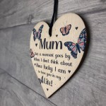 Mum Gifts For Mothers Day Birthday Wood Heart Thank You Gift