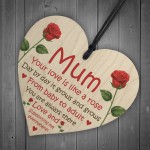 Mum Gift Love Like Rose Thank You Mothers Day Birthday Gift