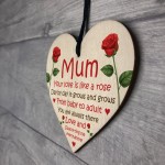 Mum Gift Love Like Rose Thank You Mothers Day Birthday Gift