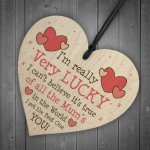 FUNNY Mothers Day Birthday Gift For Mum Wood Heart Gift