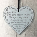 Mum Gift Best Friend Gift For Mothers Day Engraved Heart