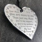 Mum Gift Best Friend Gift For Mothers Day Engraved Heart