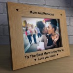 Personalised Best Mum Gift For Mothers Day Birthday Photo Frame