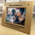 Personalised Best Mum Gift For Mothers Day Birthday Photo Frame