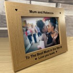 Personalised Best Mum Gift For Mothers Day Birthday Photo Frame