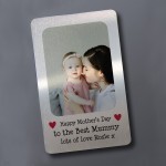 Mothers Day Gift For Best Mummy Personalised Metal Card Gift 