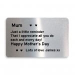 Reminder I Appreciate You Gift For Mum Mothers Day Personalised