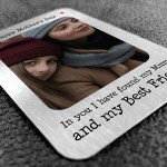 Mothers Day Gift For Mum Best Friend Personalised Metal Card