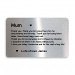 Thank You Gift For Mum On Mothers Day Birthday Personalised