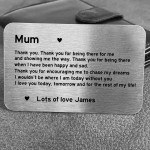 Thank You Gift For Mum On Mothers Day Birthday Personalised