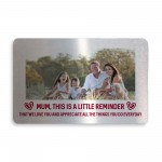 Personalised Photo Reminder We Love You Gift For Mum Mothers Day