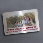 Personalised Photo Reminder We Love You Gift For Mum Mothers Day