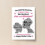 PERSONALISED Mothers Day Gifts Mum Mummy Son Daughter PrintA gor