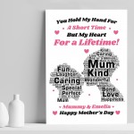 PERSONALISED Mothers Day Gifts Mum Mummy Son Daughter PrintA gor