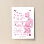 Personalised Mummy To Be Gift For Mothers Day From Bump Print