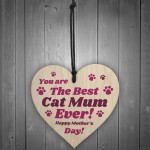 Funny Mothers Day Gift For Best Cat Mum Heart Gift From Cat