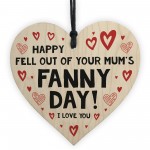 Funny Mothers Day Gift For Mum Wooden Heart Plaque Joke