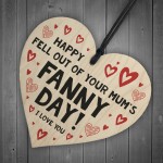 Funny Mothers Day Gift For Mum Wooden Heart Plaque Joke