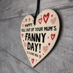 Funny Mothers Day Gift For Mum Wooden Heart Plaque Joke