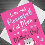 Mothers Day Card For Puuurfect Cat Mum Funny Card From Cat Joke