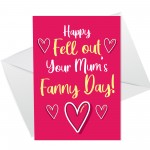 Funny Mothers Day Card From Son Daughter Rude Cheey Humour