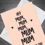 Funny Card For Mum On Mothers Day From Daughter Son Joke Card