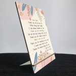 Novelty Gift For Mum Mothers Day Birthday Wood Standing Plaque