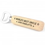 Personalised Uncle Gift For Birthday Engraved Bottle Opener