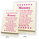 Gifts for Mummy Wooden Standing Sign Birthday Mothers Day Gift