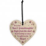 Nan Gifts From Granddaughter Wood Heart Gifts For Mothers Day